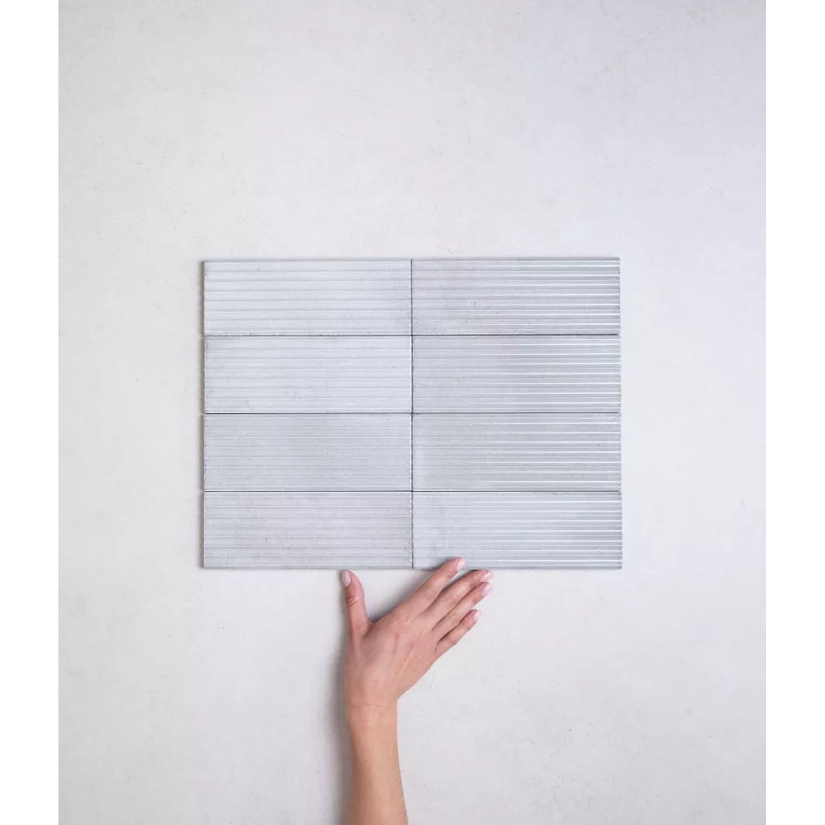 Carrelage Zellige Gris RICE Grigio Pleat