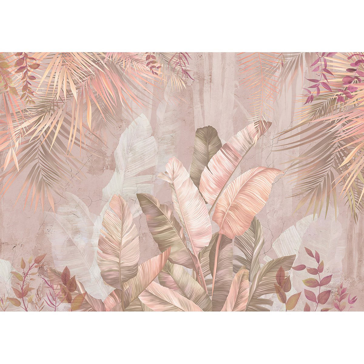 Papier peint panoramique Enfants - Plantes tropicales