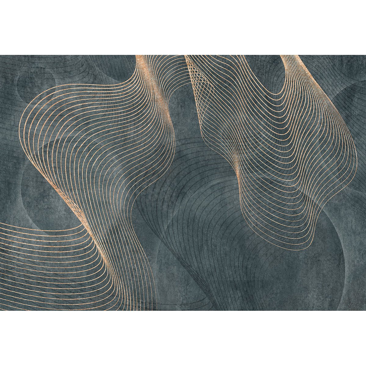 Papier peint panoramique - Lignes ondulées