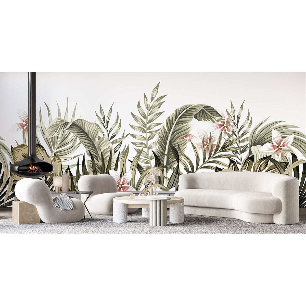 Papier peint panoramique - Plantes tropicales