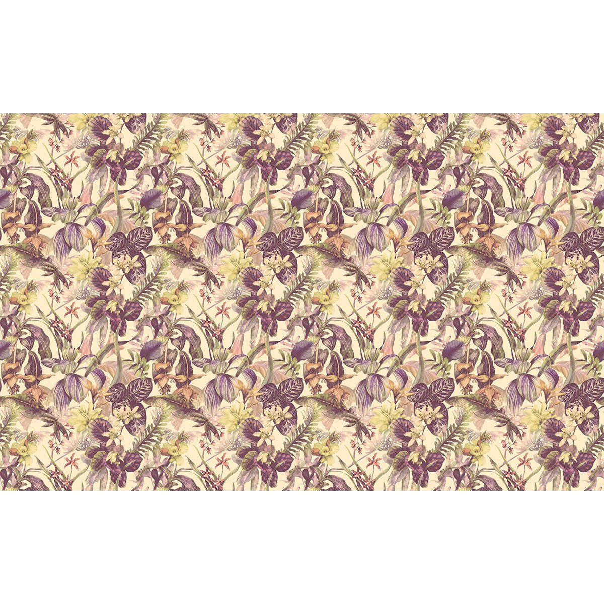 Papier peint panoramique - Motif Fleurs