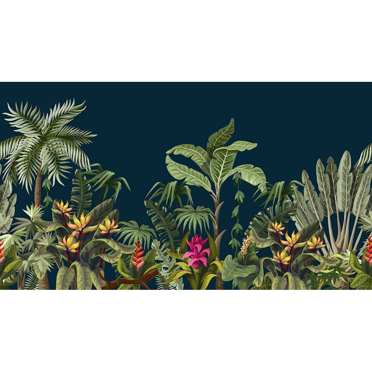 Papier peint panoramique - Forêt tropicale