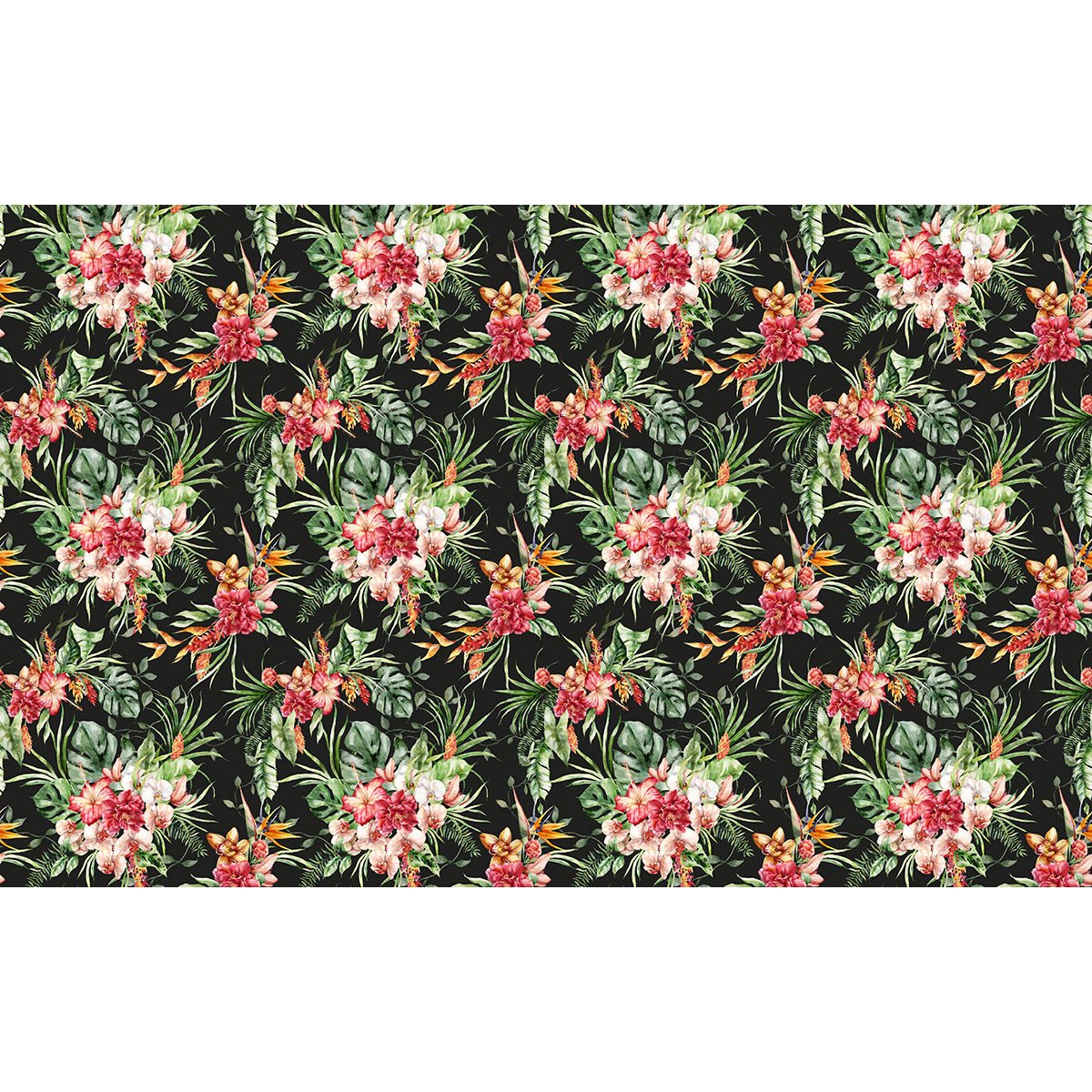 Papier peint panoramique - Motif Fleurs